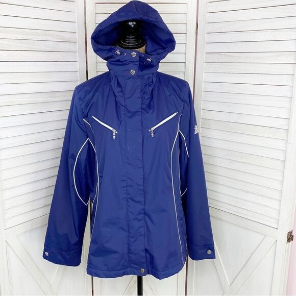 ZeroXPosur Soft Shell Ski Winter Jacket Coat Blue Medium - Picture 5 of 15